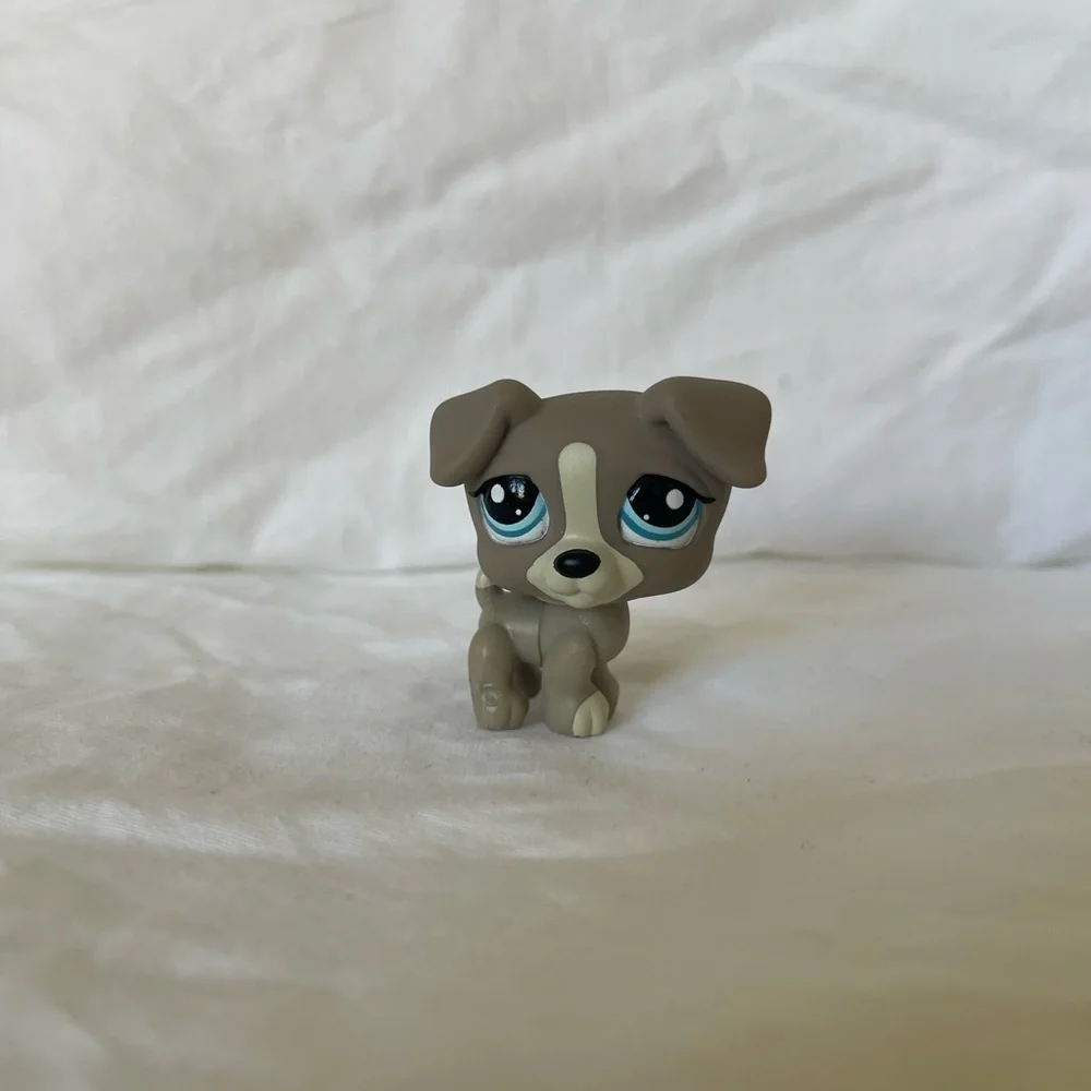 Littlest Pet Shop Authentic # 2189 Cream Brown Blind Bag Jack Russell Rare